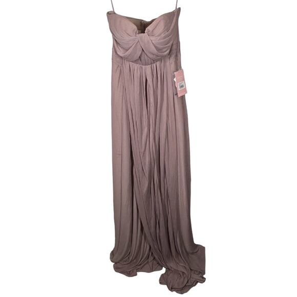 Birdy Grey Chicky Mauve Convertible Bridesmaid Dress XS NWT Floor Length - Picture 9 of 16